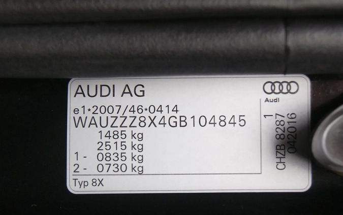 Audi A1 cena 49000 przebieg: 28185, rok produkcji 2016 z Pszczyna małe 121
